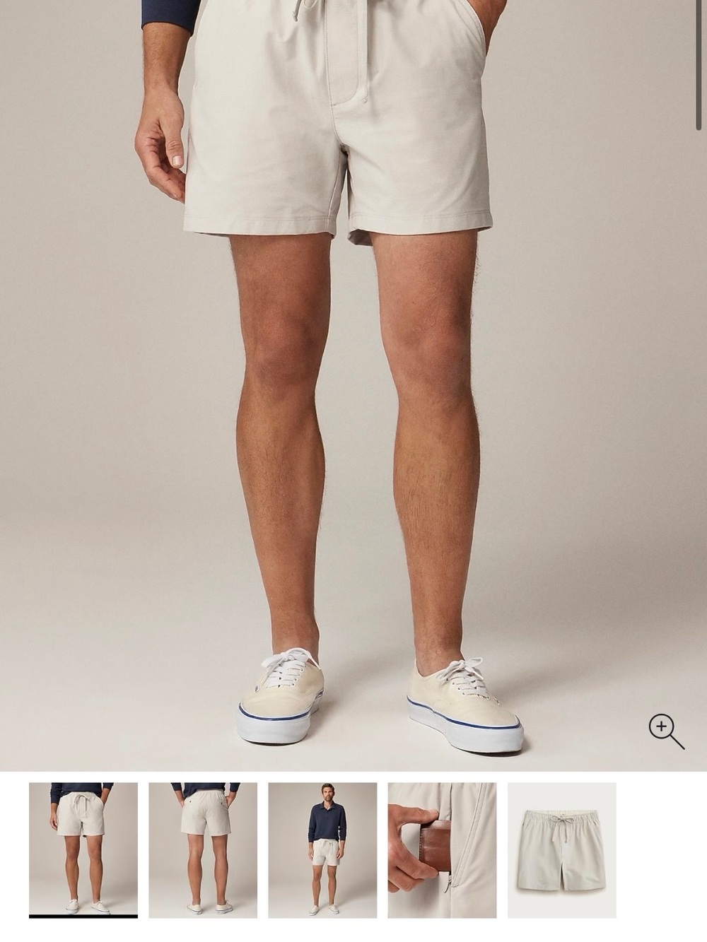 J. Crew 5” Tech Drawstring Shorts